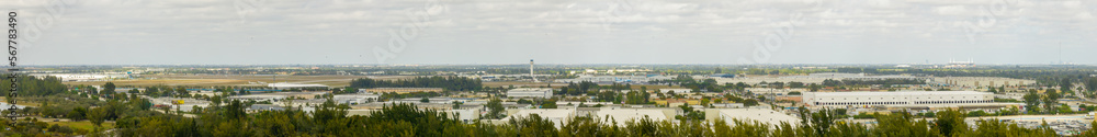 Aerial photo Opa Locka Executive Airport Miami FL