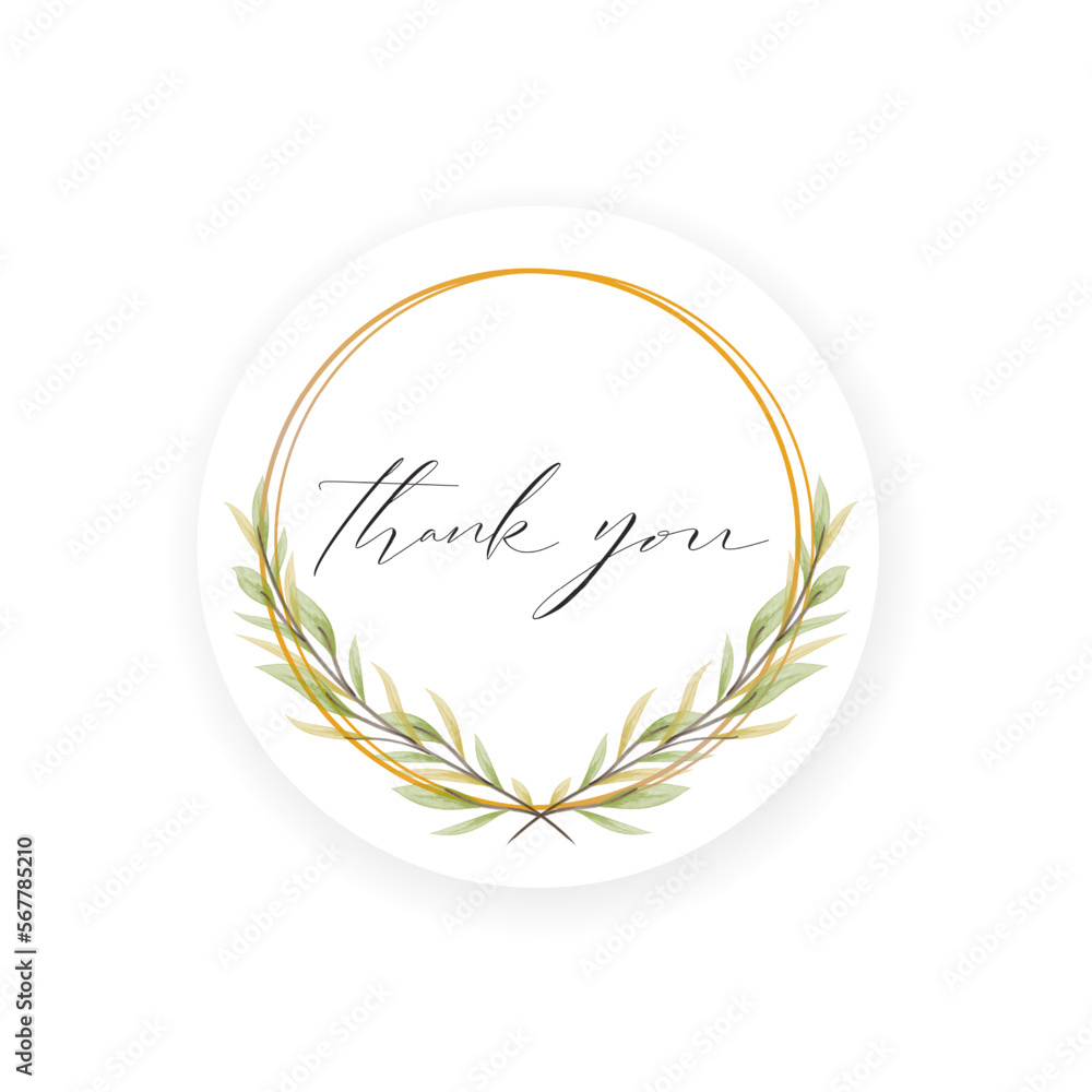 Obraz premium Vector Calligraphy Thank You Hand Lettering