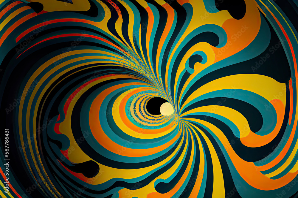 Psychedelic Twist Background