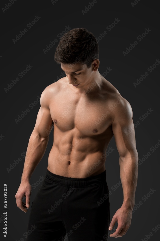 Young muscular handsome male model Young muscular handsome male model