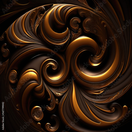 abstract curly background