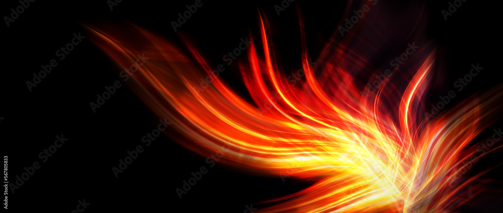 Panoramic fire speed technology concept, light explose abstract future background Panoramic fire speed technology concept, light explose abstract future background