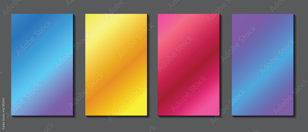 abstract colorful poster babber background vector illustration