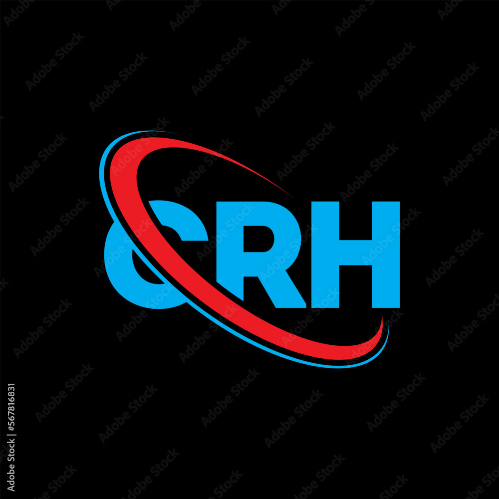 Vecteur Stock CRH logo. CRH letter. CRH letter logo design. Initials ...