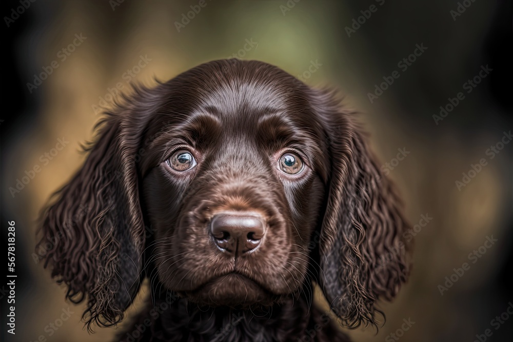 Boykin spaniel puppy portrait