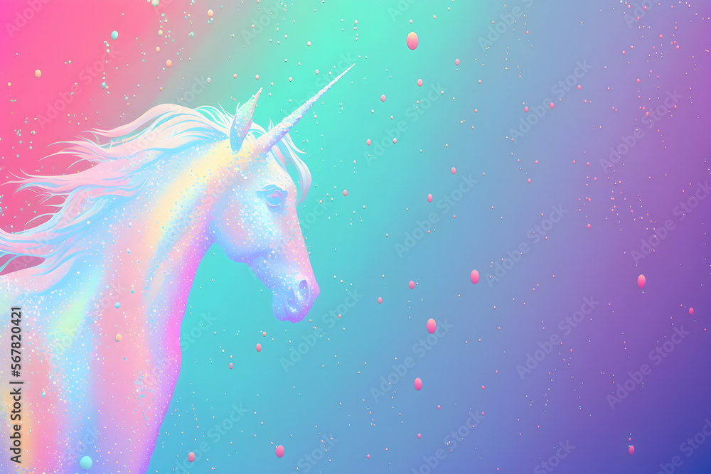 Unicorn background with rainbow mesh. Fantasy gradient backdrop. Unicorn background with rainbow mesh. Fantasy gradient backdrop.
