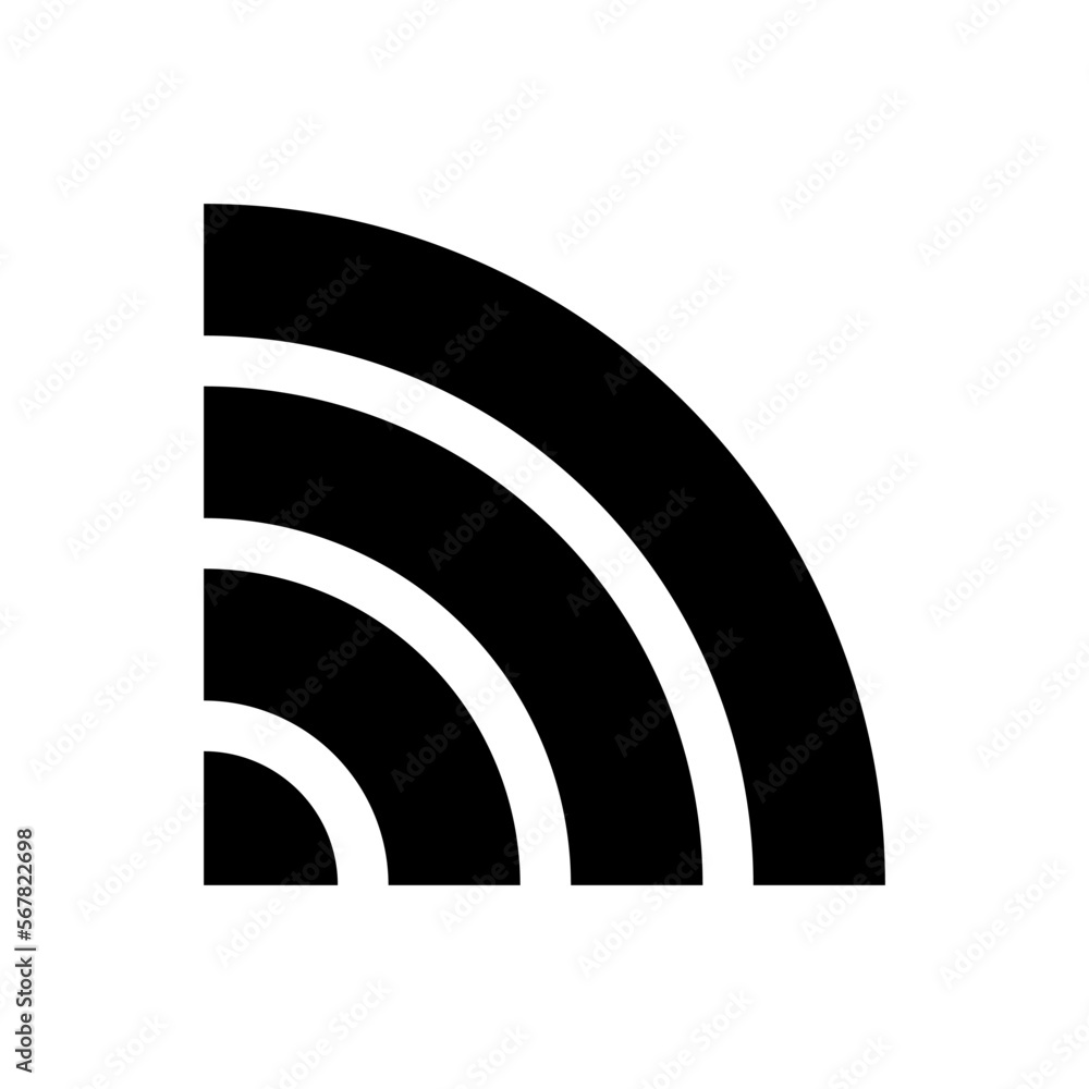 Wifi connection signal vector icon, wi-fi signal Wifi connection signal vector icon, wi-fi signal