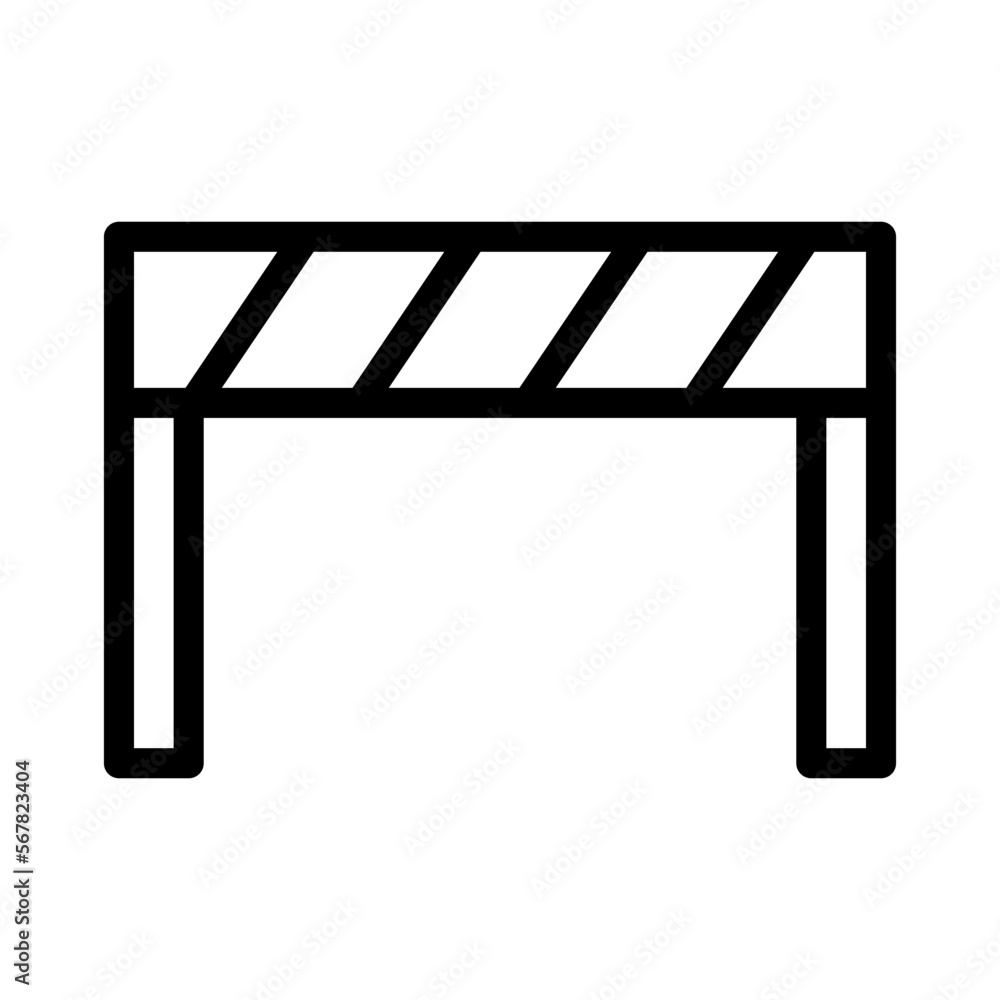 road barrier vector icon road barrier vector icon