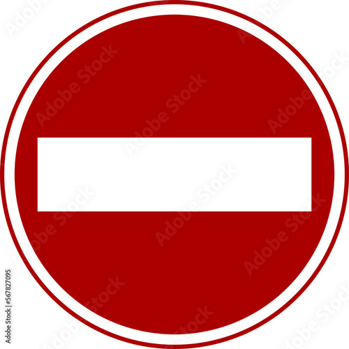 Free Download No Service Closed or Do Not Enter Sign Icon. Vector Image. - GFXLoad