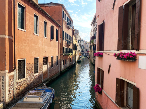 Ride on gondolas along the Grand Canal in Venice, Italy