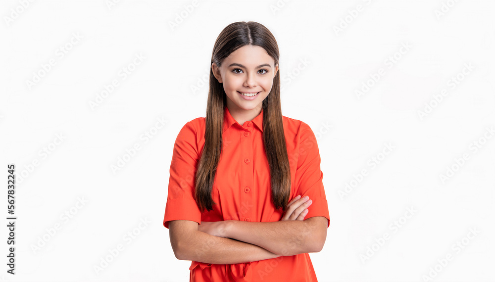 happy stylish teen girl isolated on white background. stylish teen girl in studio. happy stylish teen girl isolated on white background. stylish teen girl in studio.