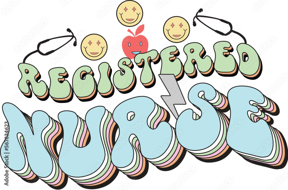 Retro Nurse Svg Design Retro Nurse Svg Design