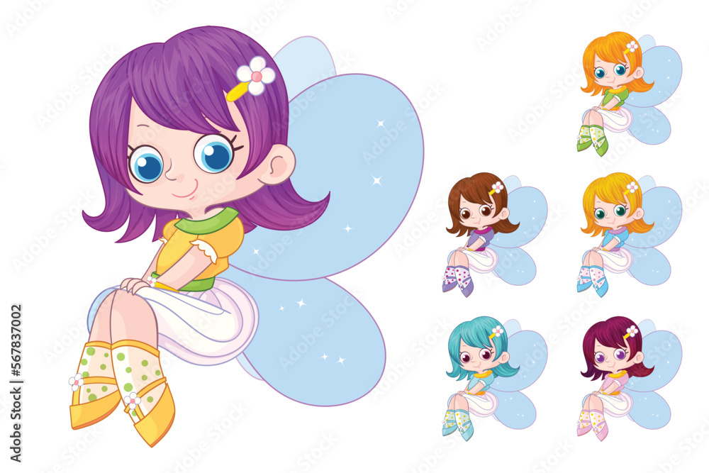 cute fairy sitting cute fairy sitting