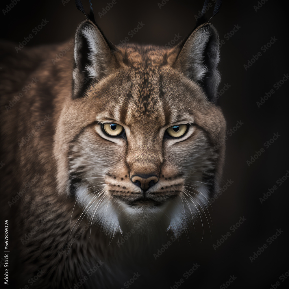 Lynx Portrait-Wild Cat