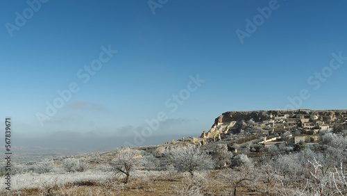 Landscape view of Göreme, Cappadocia, Nevşehir, Turkey. One of the most touristic places in Turkey.