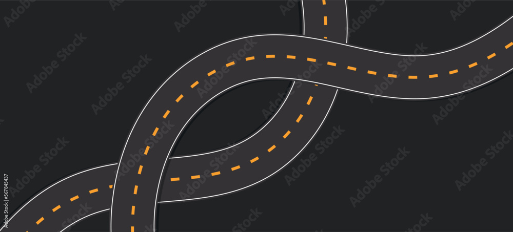 Naklejka premium sfondo, strada, autostrada, linee di mezzeria,