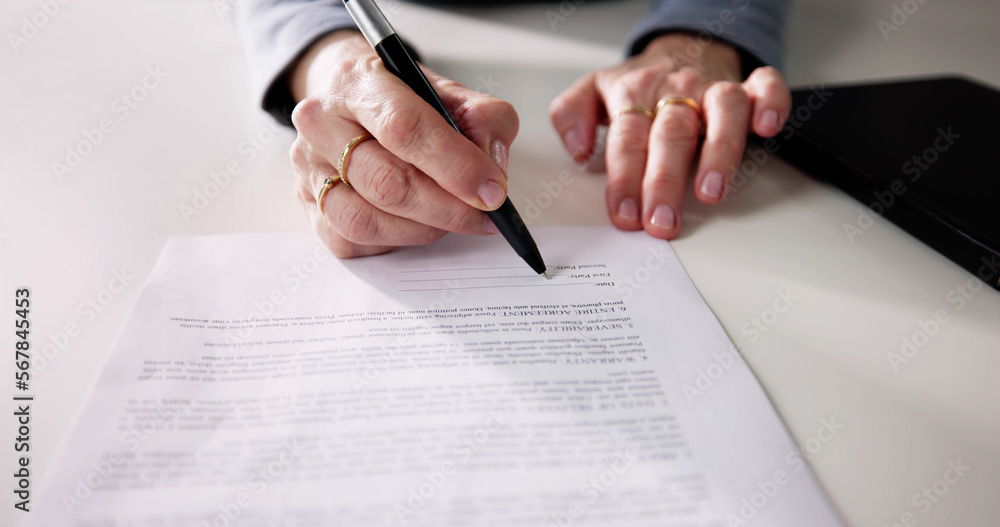 Legal Document Signature Legal Document Signature