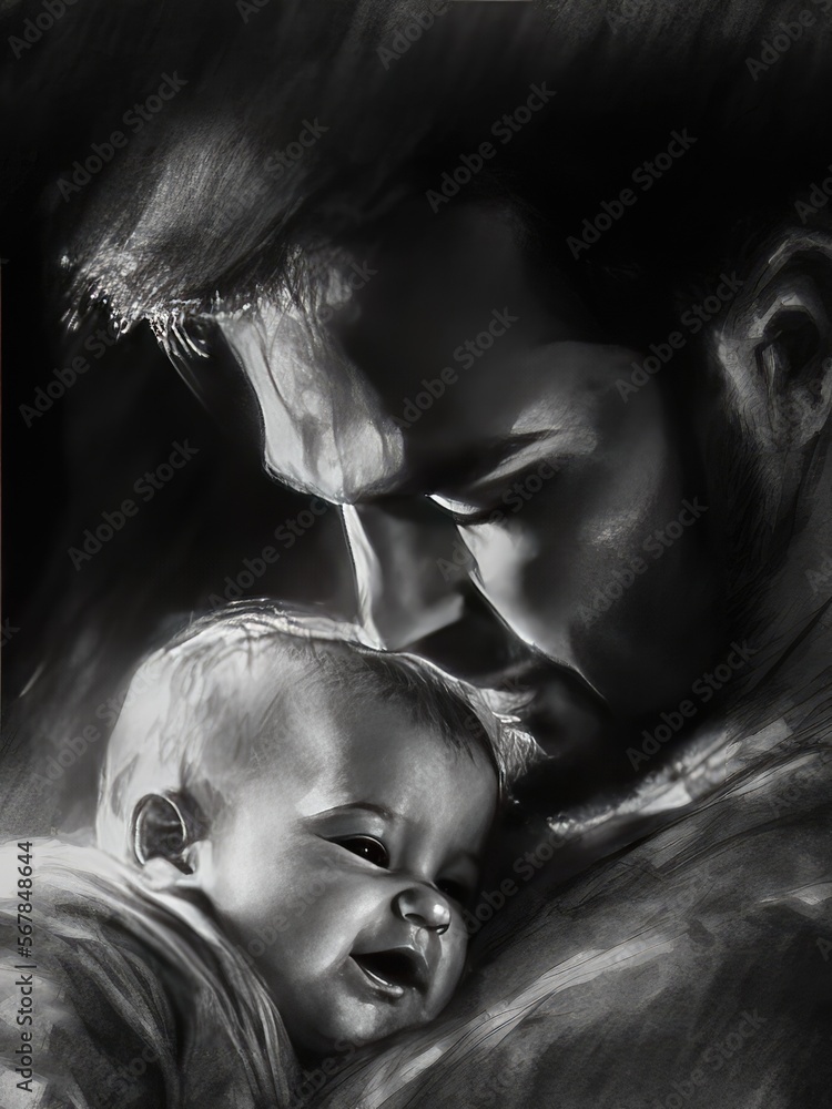 Father and Son, Graphite on Paper, Art by Me, 2021. : r/Pencildrawing