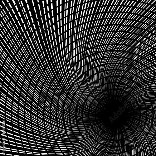 A Curved Comic and Cartoon Background Effect