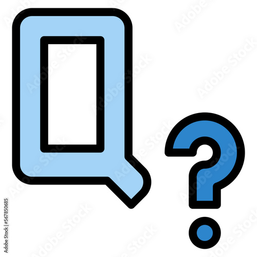 q capital question letter alphabet
