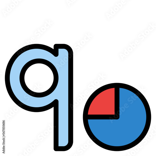 q lowercase quarter letter alphabet