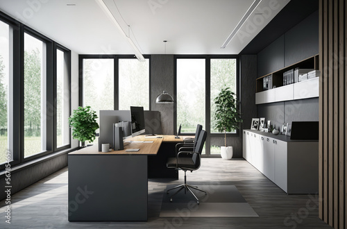 Amazing office modern interieur- modernes büro mit design orientiertem Interieur