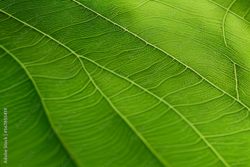 Green leaf texture - in detail Green leaf texture - in detail