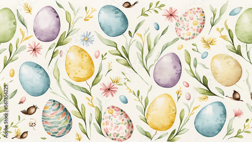Beautiful Vintage Easter Background and Wallpaper