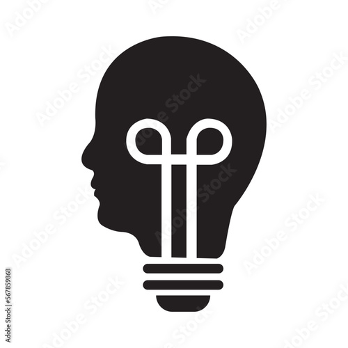 idea icon logo vector design template