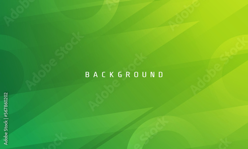 Abstract minimal background with green gradient. soft geometric shape overlay layer background. Modern template design for covers, brochures, web and banner.