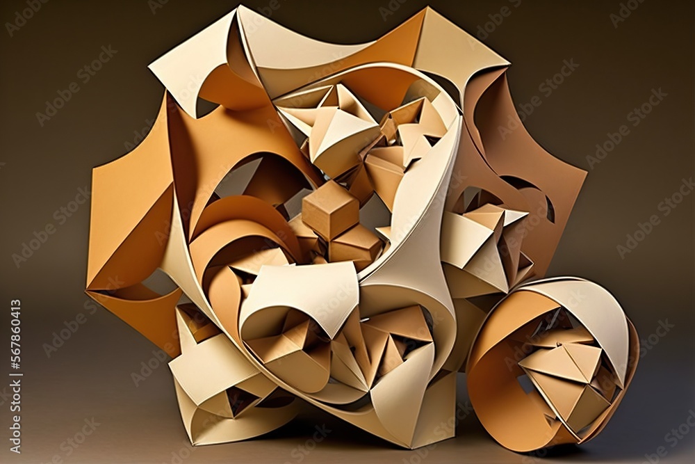 Folding mathematical spaces, concept of Multidimensional Geometry and