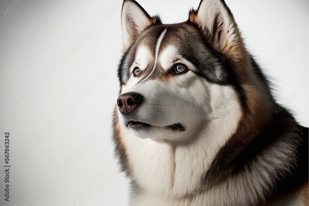 Alaskan Malamute portrait Alaskan Malamute portrait