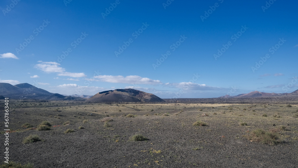 Lanzarote Island in the Atlantic Ocean