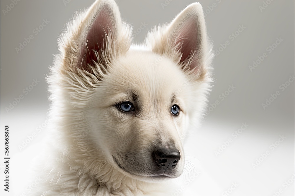 White German shepherd Puppy