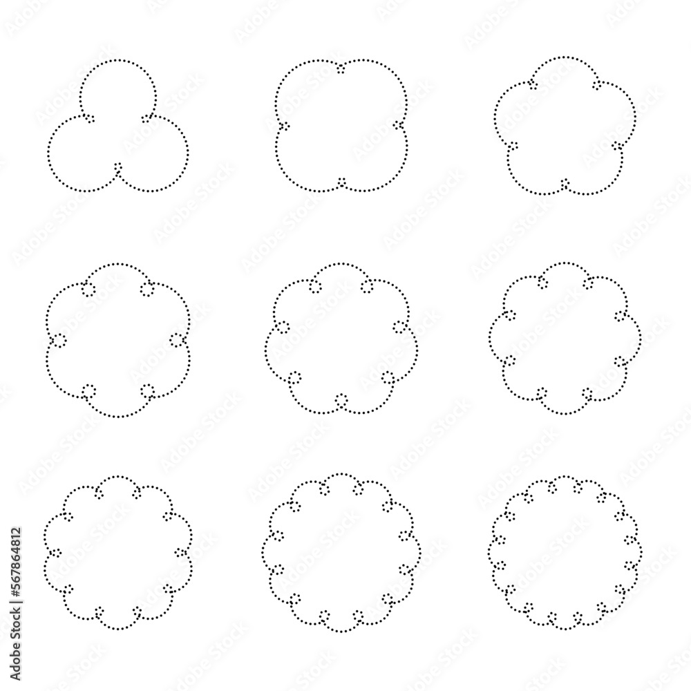 Fototapeta premium くるりんフレーム2