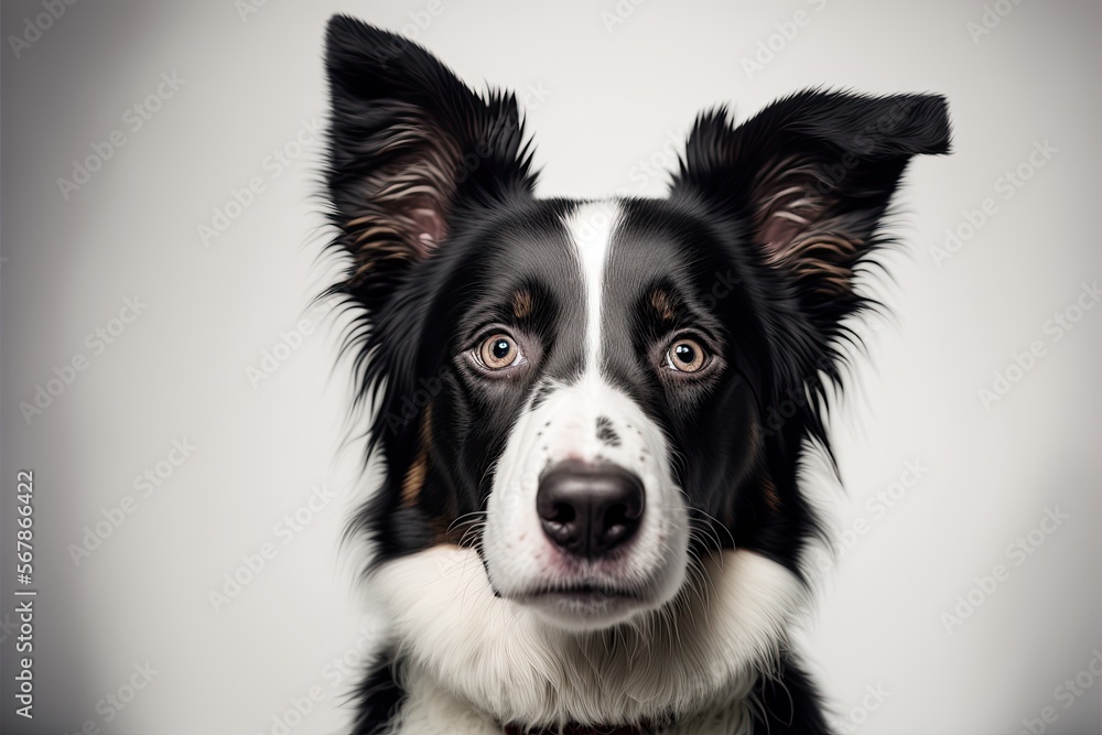 Border Collie portrait Border Collie portrait