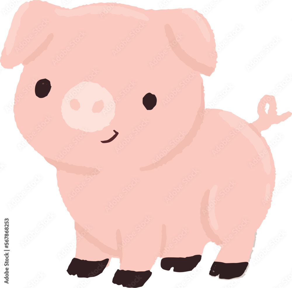 cute pig cartoon vector cute pig cartoon vector
