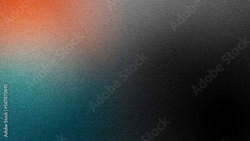 Dark blue green grainy gradient background, blurry colors wave pattern with noise texture, wide banner size.
