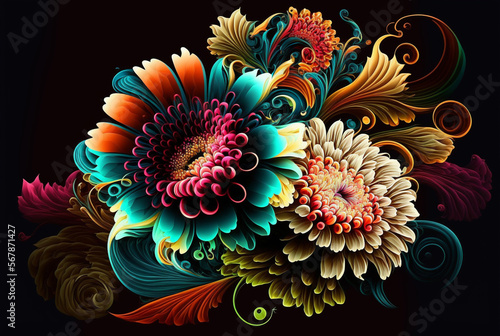 Beautiful abstract colorful...
