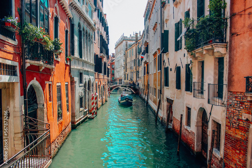 Gand Canal Venice, gondola, Italy © noelka