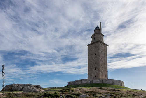 tower of hercules, the oldest roman lighthouse in the world in operation