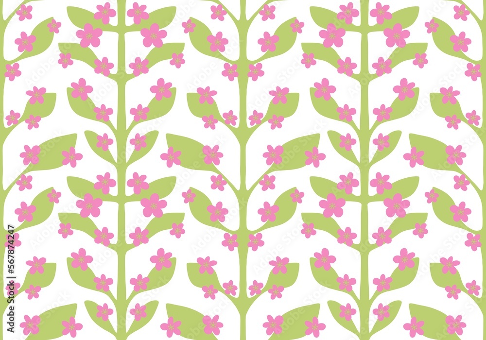 Floral seamless flower pattern for fabrics and textiles and packaging and gifts and cards and linens and kids Floral seamless flower pattern for fabrics and textiles and packaging and gifts and cards and linens and kids