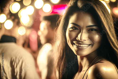 a beautiful young woman at ...