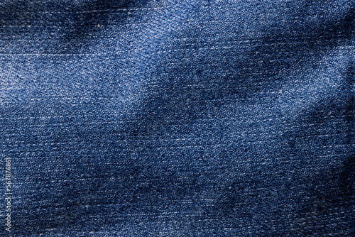 Close up of pair of blue jeans