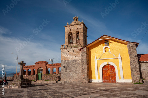 Church of Chucuito, Puno Peru. photo