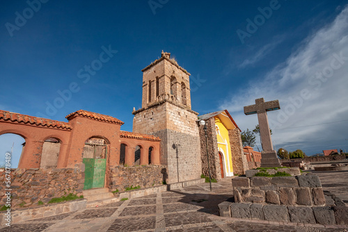 Church of Chucuito, Puno Peru. photo