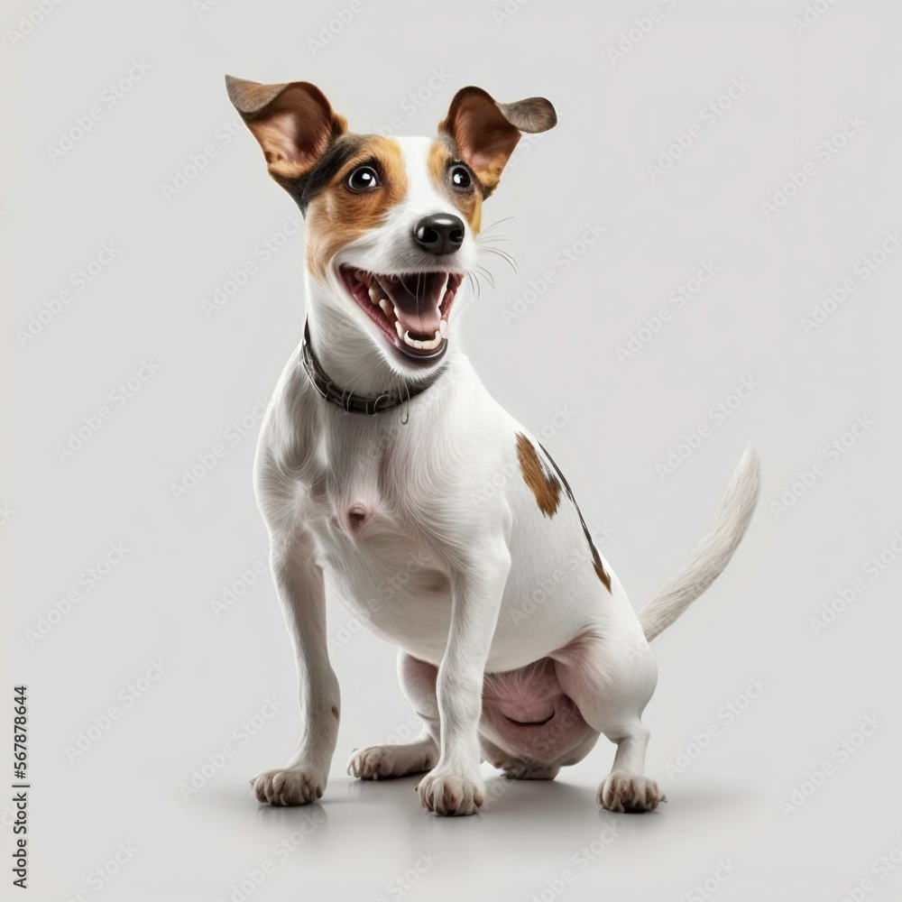 Jack russell dog. Generative AI