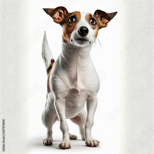 Jack russell dog. Generative AI