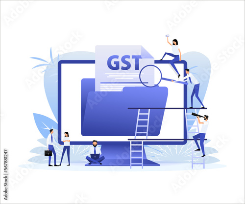 GST goods services tax. Tax Form Documents. Indirect tax on the supply.