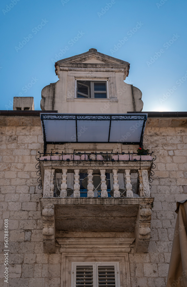 Ancient Building Facade, Kotor, Montenegro